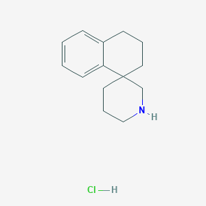 spiro[2,3-dihydro-1H-naphthalene-4,3'-piperidine];hydrochloride - 1184986-89-7