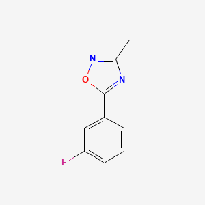 5-(3-Fluorophenyl)-3-methyl-1,2,4-oxadiazole - 343771-07-3
