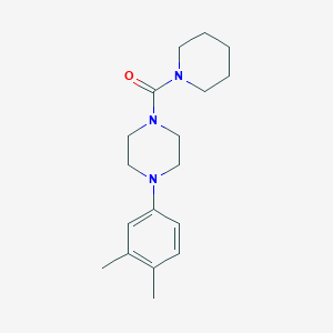 1-(3,4-Dimethylphenyl)-4-(piperidine-1-carbonyl)piperazine - 501104-34-3