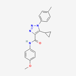 5-cyclopropyl-N-(4-methoxyphenyl)-1-(p-tolyl)-1H-1,2,3-triazole-4-carboxamide - 954762-56-2