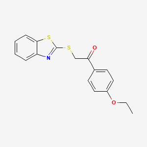 2-(1,3-Benzothiazol-2-ylsulfanyl)-1-(4-ethoxyphenyl)ethanone - 313684-16-1
