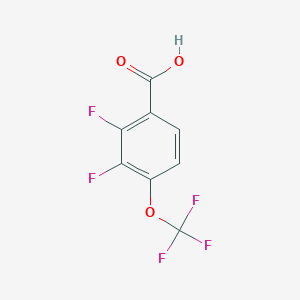 2,3-Difluoro-4-(trifluoromethoxy)benzoic acid - 1309597-49-6