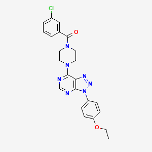 (3-chlorophenyl)(4-(3-(4-ethoxyphenyl)-3H-[1,2,3]triazolo[4,5-d]pyrimidin-7-yl)piperazin-1-yl)methanone - 920206-68-4