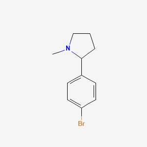 2-(4-Bromophenyl)-1-methylpyrrolidine - 164737-33-1