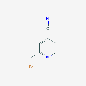 2-(Bromomethyl)pyridine-4-carbonitrile - 597563-02-5