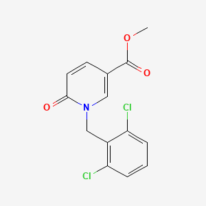 Methyl 1-(2,6-dichlorobenzyl)-6-oxo-1,6-dihydro-3-pyridinecarboxylate - 338783-07-6