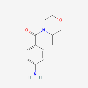 4-(3-Methylmorpholine-4-carbonyl)aniline - 1156650-13-3
