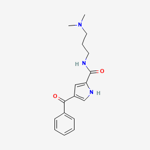 4-benzoyl-N-[3-(dimethylamino)propyl]-1H-pyrrole-2-carboxamide - 477889-30-8