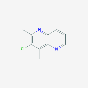 3-Chloro-2,4-dimethyl-1,5-naphthyridine - 2256059-91-1