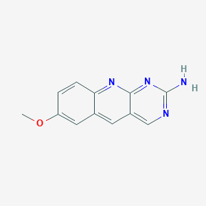7-Methoxypyrimido[4,5-b]quinolin-2-amine - 582334-06-3