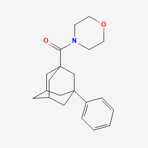 4-[(3-Phenyl-1-adamantyl)carbonyl]morpholine - 701255-41-6