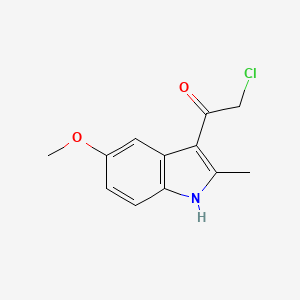 2-chloro-1-(5-methoxy-2-methyl-1H-indol-3-yl)ethan-1-one - 843628-76-2