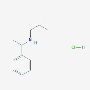(2-Methylpropyl)(1-phenylpropyl)amine hydrochloride - 1311315-22-6