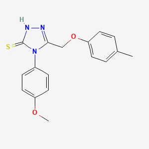 4-(4-Methoxy-phenyl)-5-p-tolyloxymethyl-4H-[1,2,4]triazole-3-thiol - 69026-68-2