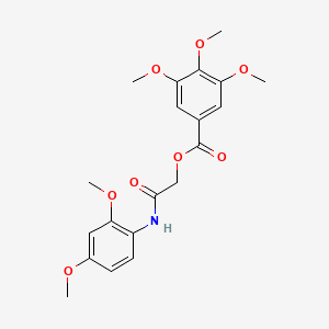 [(2,4-DIMETHOXYPHENYL)CARBAMOYL]METHYL 3,4,5-TRIMETHOXYBENZOATE - 1004724-00-8