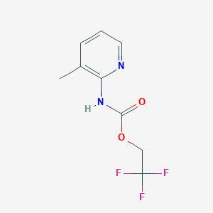 2,2,2-trifluoroethyl N-(3-methylpyridin-2-yl)carbamate - 1087788-58-6