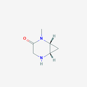 (1R,6S)-2-Methyl-2,5-diazabicyclo[4.1.0]heptan-3-one - 2287248-96-6