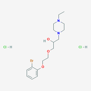 1-(2-(2-Bromophenoxy)ethoxy)-3-(4-ethylpiperazin-1-yl)propan-2-ol dihydrochloride - 1217048-70-8