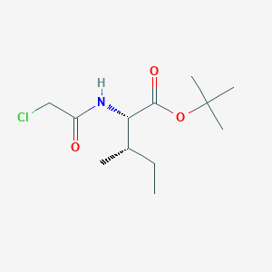 tert-butyl (2S,3S)-2-(2-chloroacetamido)-3-methylpentanoate - 294646-46-1