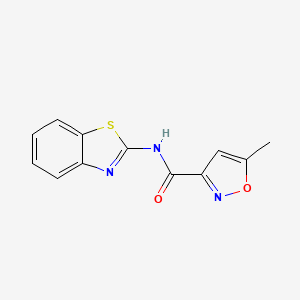 N-(1,3-benzothiazol-2-yl)-5-methyl-1,2-oxazole-3-carboxamide - 941903-01-1