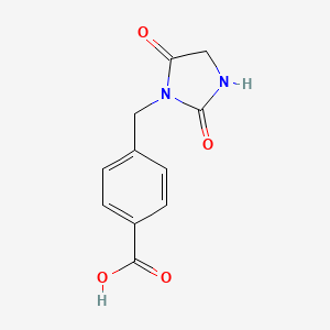 4-[(2,5-Dioxoimidazolidin-1-yl)methyl]benzoic acid - 923200-35-5