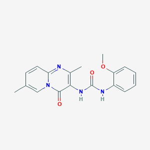 1-(2,7-dimethyl-4-oxo-4H-pyrido[1,2-a]pyrimidin-3-yl)-3-(2-methoxyphenyl)urea - 1060350-90-4