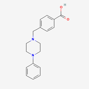 4-[(4-phenylpiperazin-1-yl)methyl]benzoic Acid - 358678-81-6