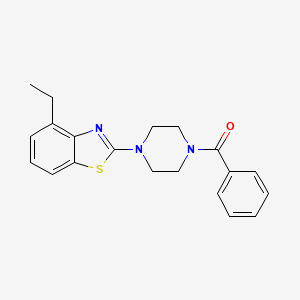 (4-(4-Ethylbenzo[d]thiazol-2-yl)piperazin-1-yl)(phenyl)methanone - 897475-96-6