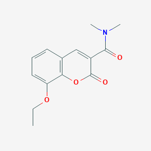 8-ethoxy-N,N-dimethyl-2-oxo-2H-chromene-3-carboxamide - 941943-85-7