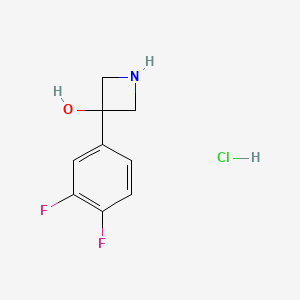 3-(3,4-Difluorophenyl)azetidin-3-ol hydrochloride - 1423033-35-5