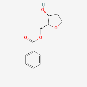 [(2R,3R)-3-hydroxytetrahydrofuran-2-yl]methyl 4-methylbenzoate - 1801627-53-1