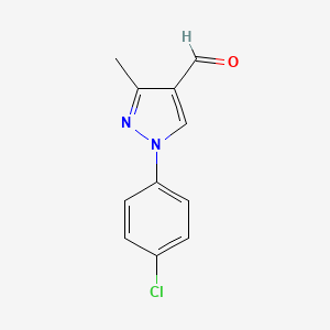 1-(4-chlorophenyl)-3-methyl-1H-pyrazole-4-carbaldehyde - 1152543-59-3