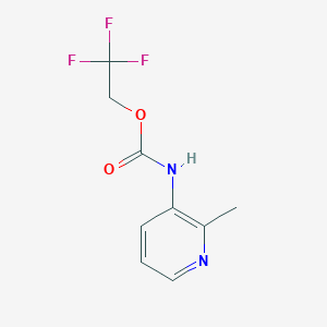 2,2,2-trifluoroethyl N-(2-methylpyridin-3-yl)carbamate - 1536559-26-8