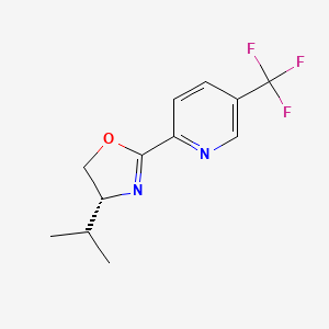 (R)-4-Isopropyl-2-(5-(trifluoromethyl)pyridin-2-yl)-4,5-dihydrooxazole - 2010973-00-7