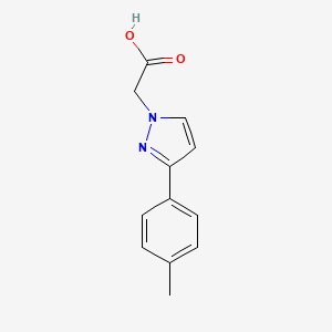 [3-(4-Methylphenyl)-1H-pyrazol-1-yl]acetic acid - 959573-30-9