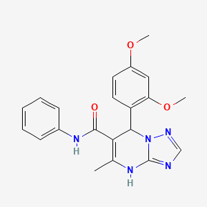 7-(2,4-dimethoxyphenyl)-5-methyl-N-phenyl-4,7-dihydro-[1,2,4]triazolo[1,5-a]pyrimidine-6-carboxamide - 537003-04-6