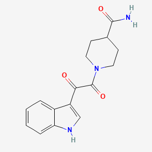 1-[2-(1H-indol-3-yl)-2-oxoacetyl]piperidine-4-carboxamide - 497083-27-9