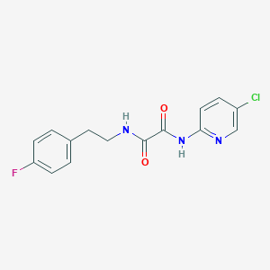 N1-(5-chloropyridin-2-yl)-N2-(4-fluorophenethyl)oxalamide - 1209680-85-2