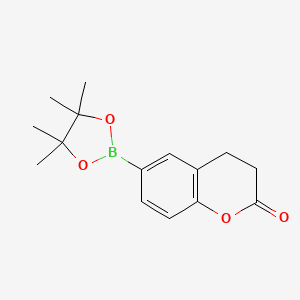 6-(4,4,5,5-Tetramethyl-1,3,2-dioxaborolan-2-yl)chroman-2-one - 2484920-14-9