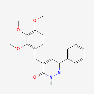 6-phenyl-4-(2,3,4-trimethoxybenzyl)-3(2H)-pyridazinone - 1574636-05-7