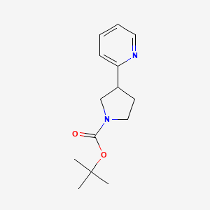 Tert-butyl 3-(pyridin-2-yl)pyrrolidine-1-carboxylate - 1416375-02-4