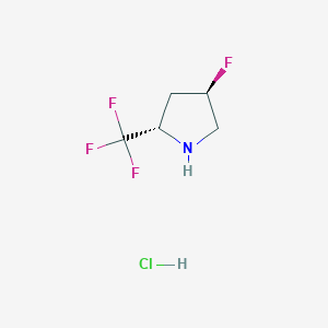 (2S,4R)-4-Fluoro-2-(trifluoromethyl)pyrrolidine hydrochloride - 2193051-94-2