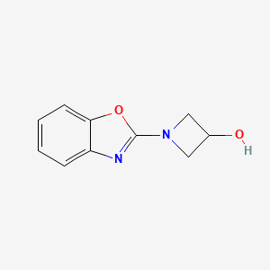 1-(1,3-benzoxazol-2-yl)azetidin-3-ol - 1339417-63-8