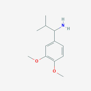1-(3,4-Dimethoxyphenyl)-2-methylpropan-1-amine - 765262-99-5