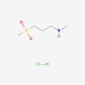 (3-Methanesulfonylpropyl)(methyl)amine hydrochloride - 2219379-29-8