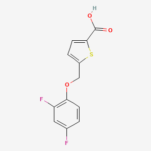 5-[(2,4-Difluorophenoxy)methyl]thiophene-2-carboxylic acid - 934127-23-8