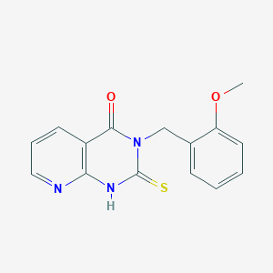 3-[(2-methoxyphenyl)methyl]-2-sulfanylidene-1H,2H,3H,4H-pyrido[2,3-d]pyrimidin-4-one - 688793-15-9