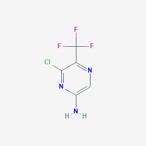 6-Chloro-5-(trifluoromethyl)pyrazin-2-amine - 2503205-09-0