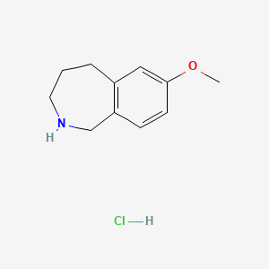 7-methoxy-2,3,4,5-tetrahydro-1H-2-benzazepine hydrochloride - 57644-67-4