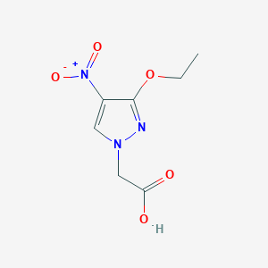 2-(3-ethoxy-4-nitro-1H-pyrazol-1-yl)acetic acid - 1855889-83-6